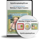 Create Digital Scrapbook Pages using Templates