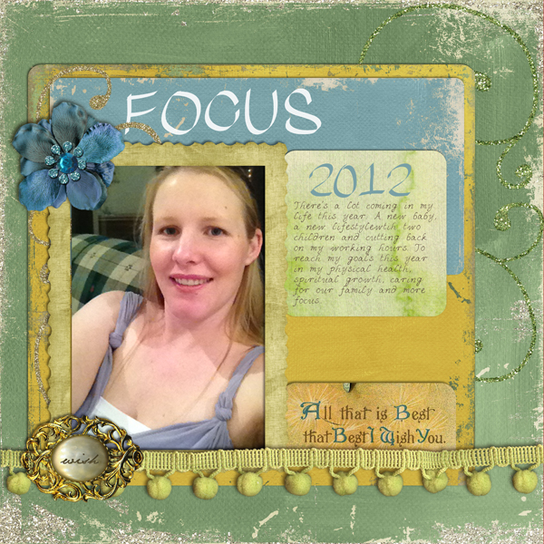 Create Digital Scrapbook Pages using Templates